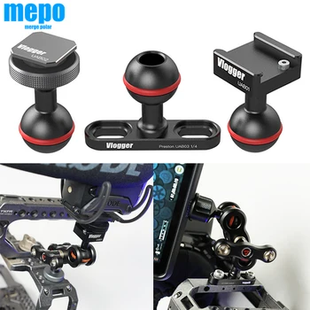 

Monitor Video Light Cold Shoe Mount for DSLR Camera Cage DSLR Quick Release Hot Shoe Mount Adapter Photography Supplementary Kit