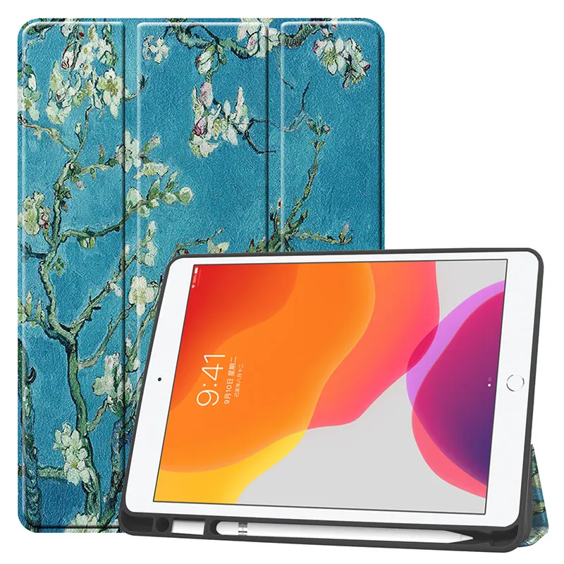 Чехол для iPad 7th Gen (2019) /нового 8th (2020) 10 2 дюймов чехол с карандашом держатель на