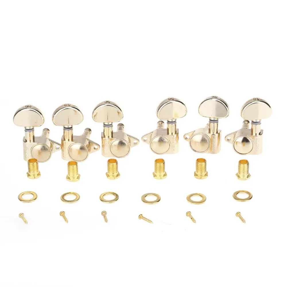 Wilkinson 3R3L Roto Stile Sealed Chitarra Tuners Macchina Heads Tuning Pioli Chiavi Set Per Gibson O Epiphone Les Paul, Oro