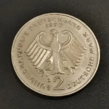 

Germany 2 Mark Coins Eu Edition Europe 100% Real Original Used Coin Old Random Year