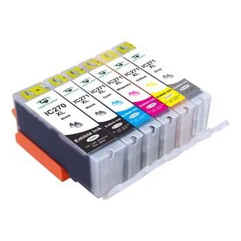 

Supricolor Replacement Canon pgi 270xl cli 271xl Edible Ink Cartridges, PGI-270 CLI-271 use with MG6820 MG6821 TS9020 with Gray