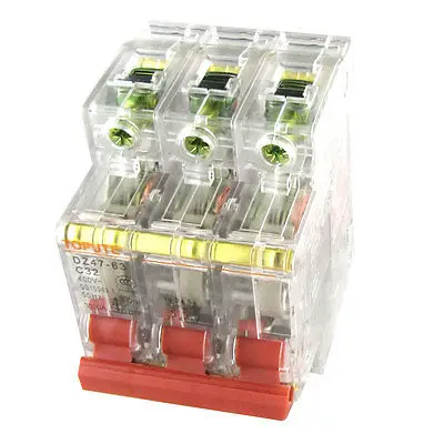

AC 400V 32A 3P Transparent Miniature Mini Circuit Breaker