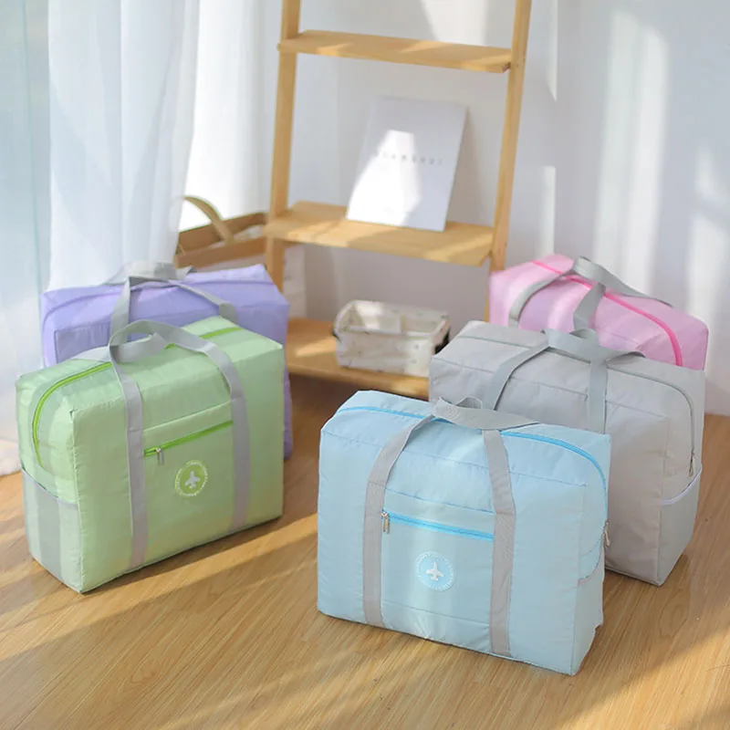 Новые дорожные сумки водонепроницаемые складные сумки для путешествий Большая вместительная сумка для багажа Женская нейлоновая складная сумка дорожные сумки