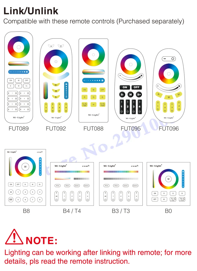 2 шт. MiBOXER 20 Вт RGB+ CCT панельный светильник AC100~ 240 В цветовая температура 2700~ 6500K can alexa/Google Assistant Voice/2,4G пульт дистанционного управления