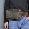 New Quality Leather men Casual Fashion Travel Waist Belt Bag Chest Pack Sling Bag Design 8