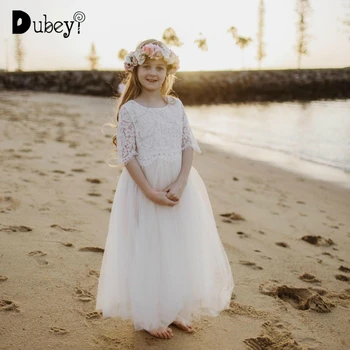 

Kids Clothes Half Sleeve Lace Top + Long Skirt Girls Summer Boutique Outfits Toddler Girl Clothes