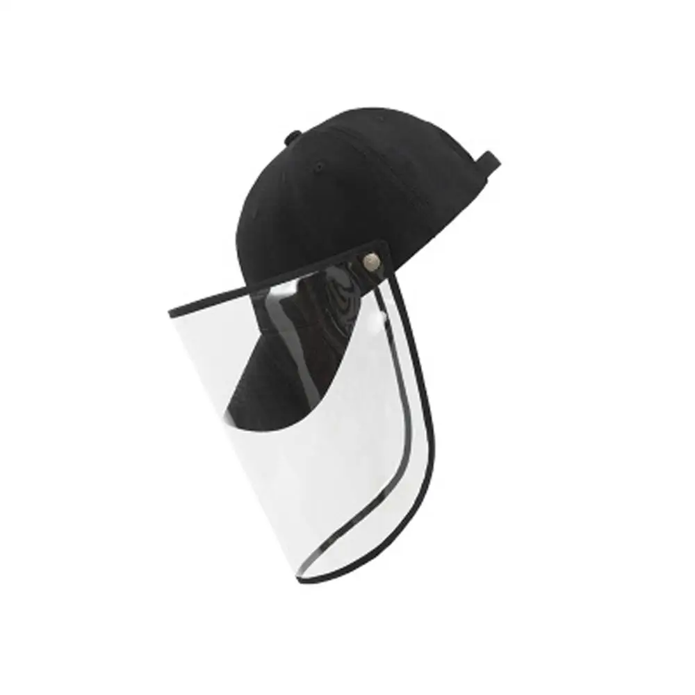 

GEANBAYE Safety Full Face Shield Cap Detachable Baseball Cap Anti-Saliva Anti-Spitting Eye Protective Hat Windproof Dustproof