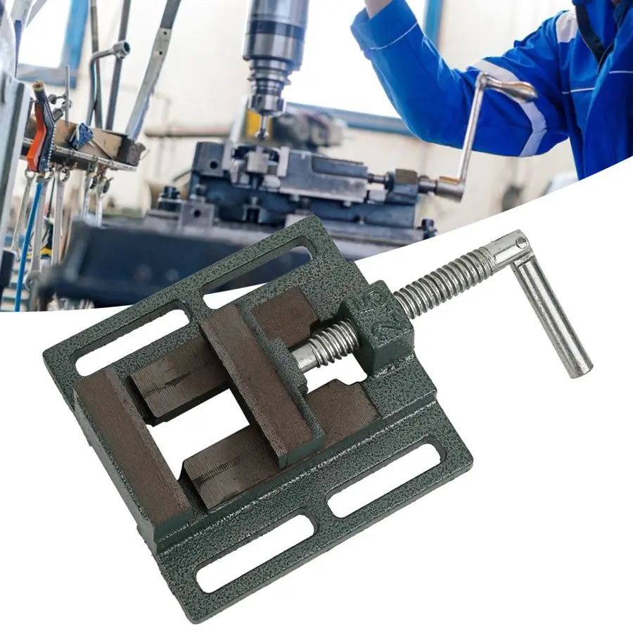 

2.5Inch Drilling Machine Bench Clamp Lock Down Vise High Accuracy Milling Clamping Drilling Machine Bench Clamp Tools
