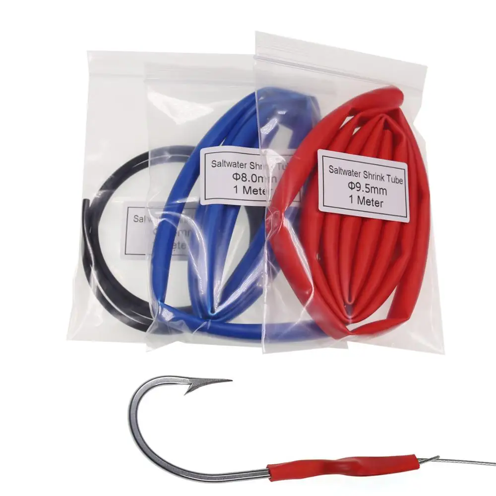 PIKE FISHING SHRINK TUBE BRIGHT RED 3 to 1 SHRINK TWIN WALL WITH GLUE 