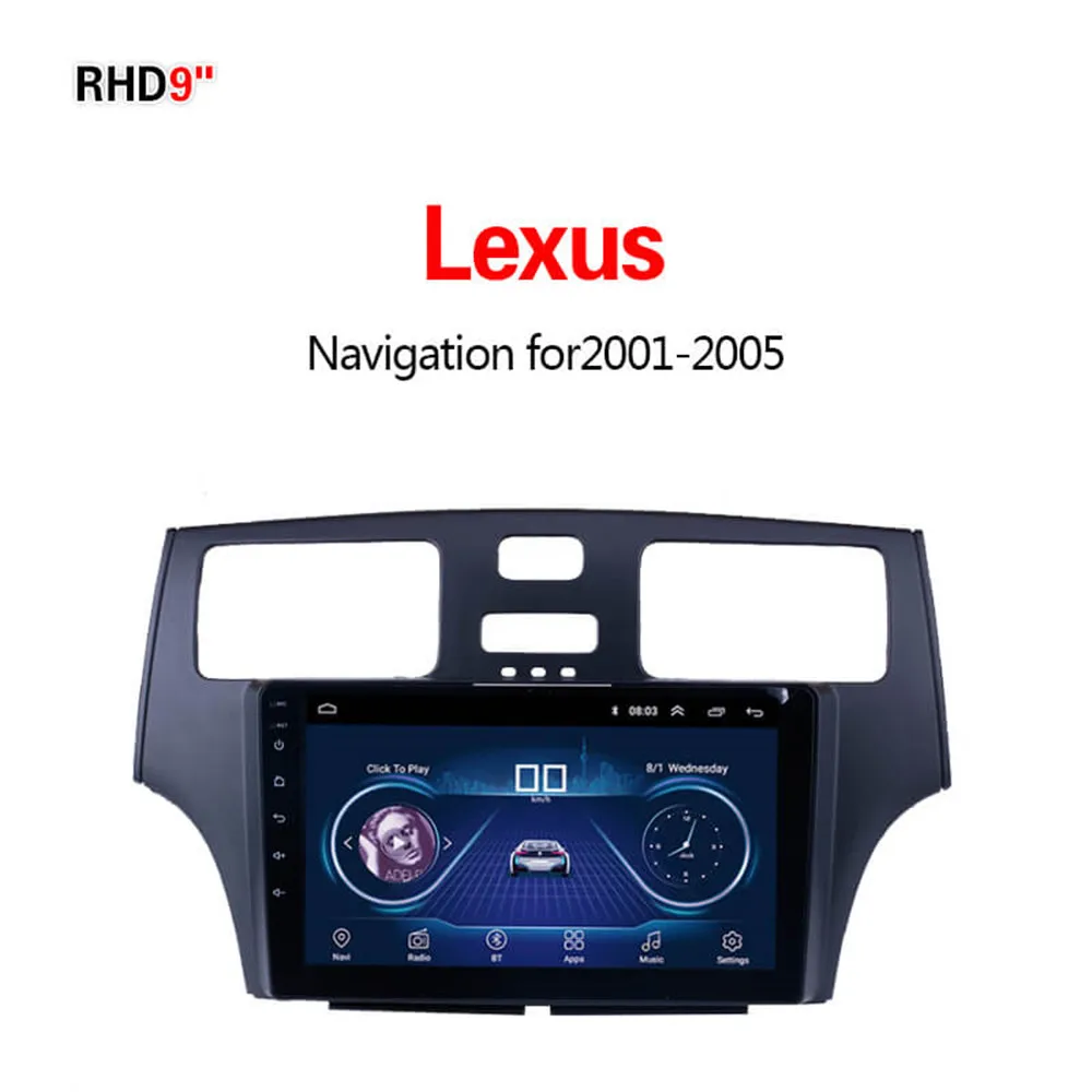 Lionet gps навигация для автомобиля Lexus ES300 2001-2005 9 дюймов RL2001X - Размер экрана, дюймов: WIFI 1G16G