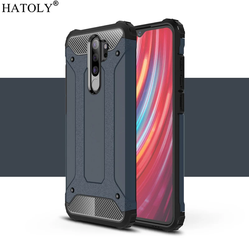 

For Xiaomi Redmi Note 8 Pro Case Anti-knock Rugged Armor Cover Redmi Note 8 Pro Silicone Phone Bumper Case For Redmi Note 8 Pro