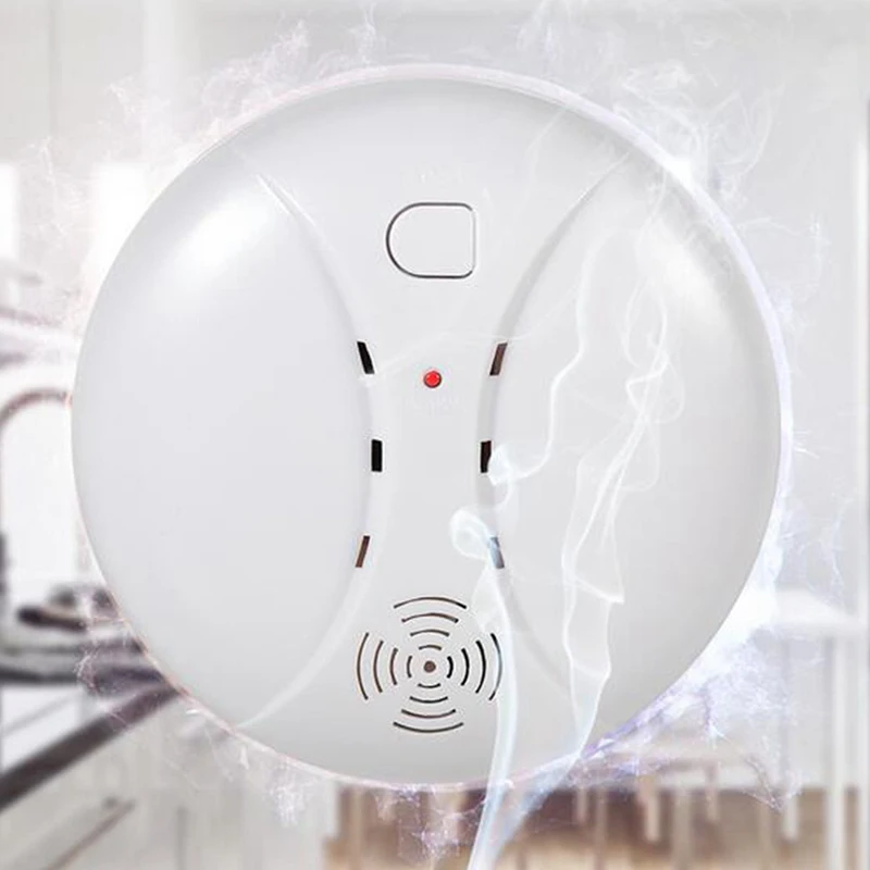 

Wireless Fire Protection Smoke To Detect Portable Alarm Sensors For Home Security Alarm System