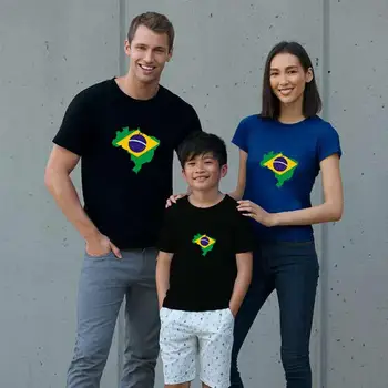 

Customized brazil tshirts men's big size s~5xL fitted natural
