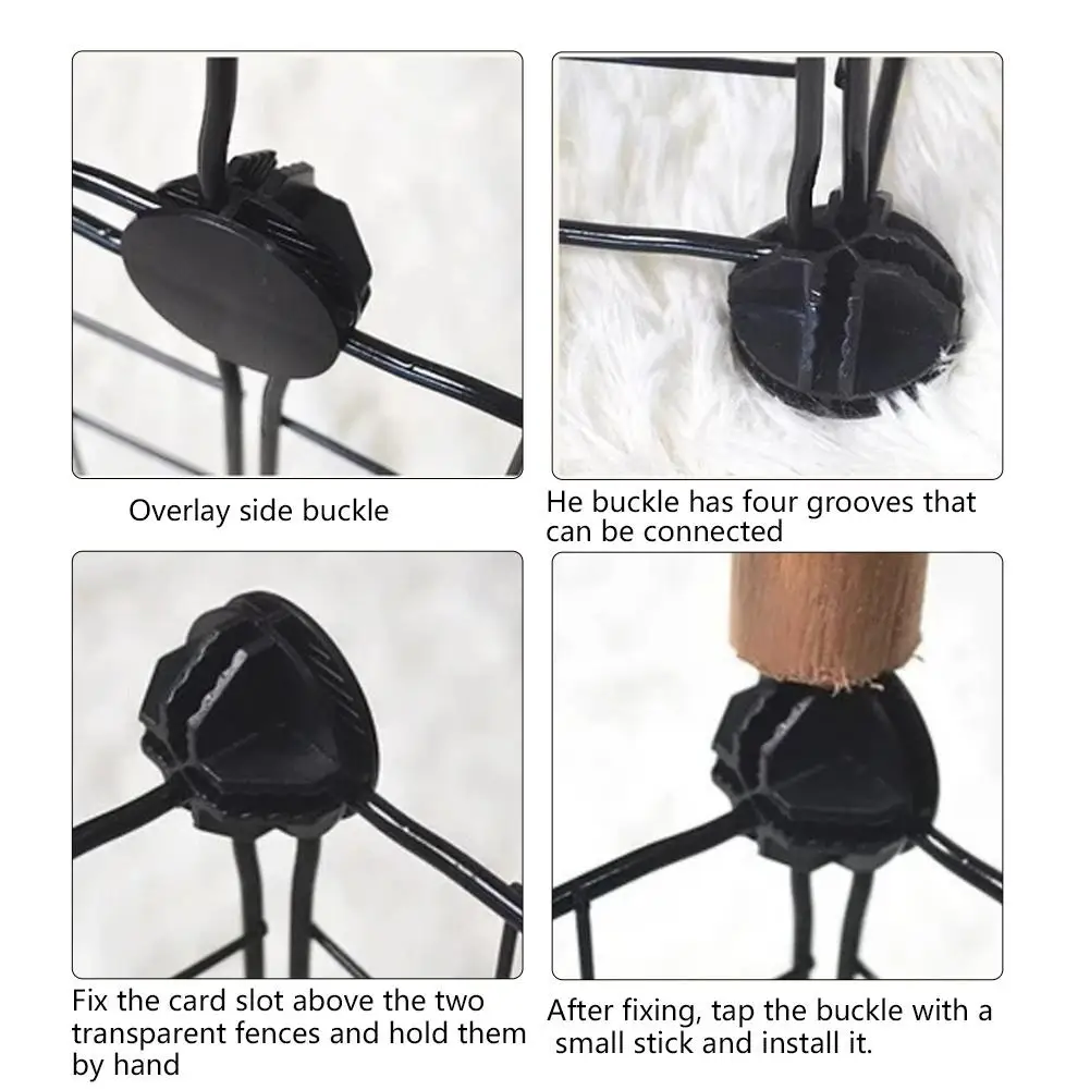 DIY Комбинации Проволочная сетка для клетки домашних животных собак кошек