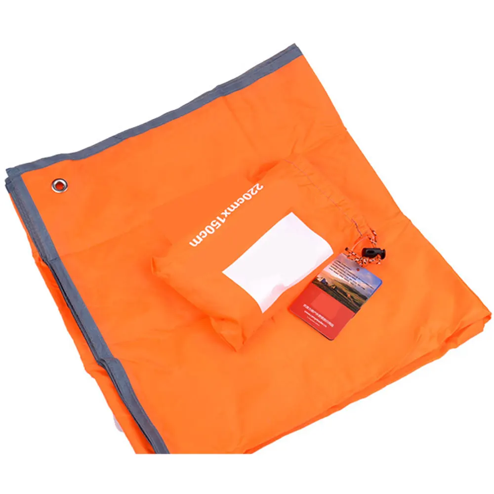 Orange Прочный многофункциональный коврик для пикника на открытом воздухе ткань Оксфорд 3 цвета дорожный тент навес пляжный коврик практичная палатка ткань - Цвет: Orange