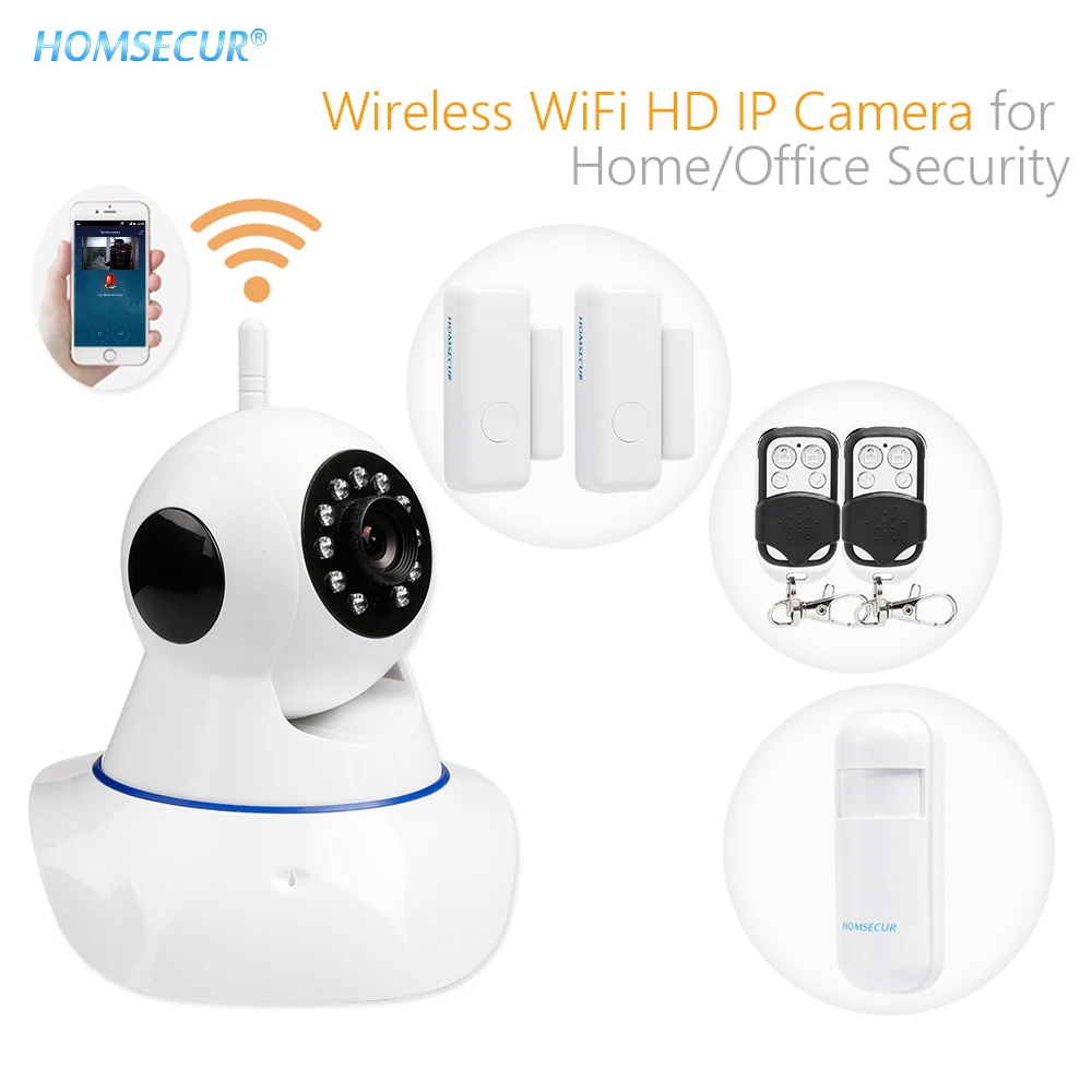 HOMSECUR APP управляемая Беспроводная система дистанционного мониторинга