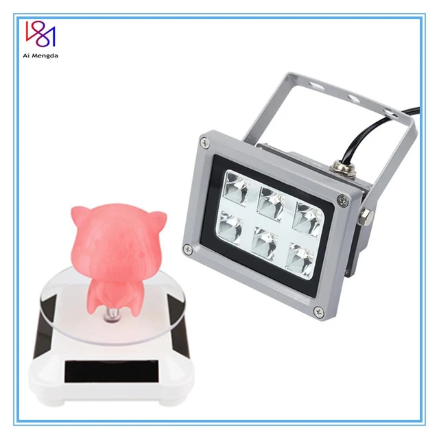 3D Printer UV Resin Curing Light for SLA DLP LCD 3D Printer Solidify  Photosensitive Resin 405nm UV Resin DIY Curing Enclosure