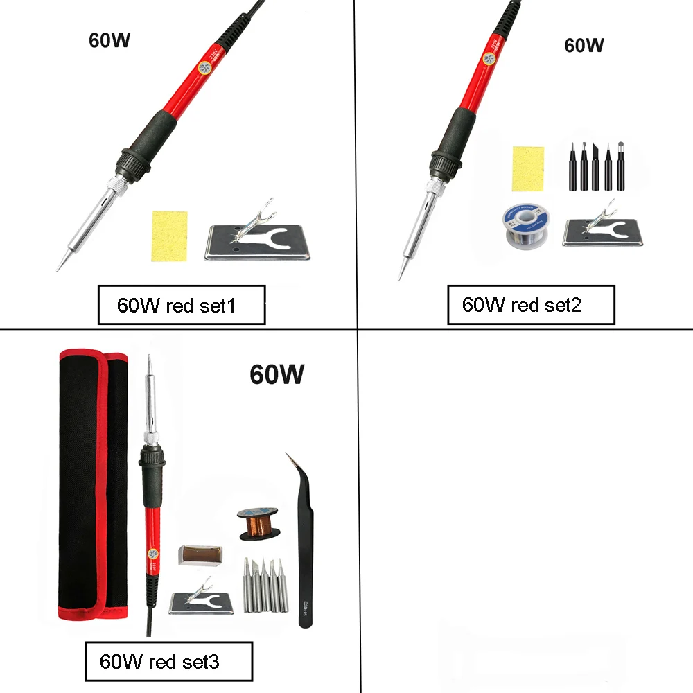 ac 225 arc welder 60W/80W Electric Digital Soldering Iron Station 220V 110V Temperature Adjustable Welding Soldering Tips Tools Accessories best soldering iron