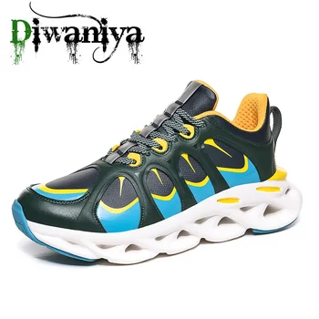 

New Brand Men Running Shoes Shock Absorption Cushion Breathable Lightweight Comfortable Athletic Outdoor Sports Sneakers Walking