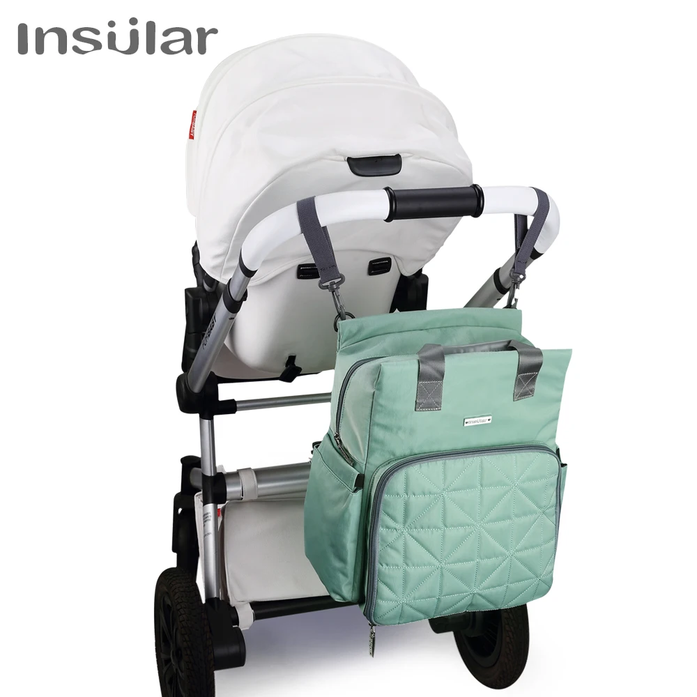  2018 Fashion Mummy Diaper Backpack Travel Backpack Designer Stroller Baby Bag Baby Care Waterproof 