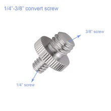 

Standard Male To Female 1/4" -3/8" Convert Screw for Canon Digital Camera Tripod Light Stand Photography Accessories