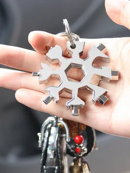 Портативный 18 в 1 Снежинка гаечный ключ из нержавеющей стали многофункциональные ручные инструменты Звезда анис отвертка домашний/Открыты...