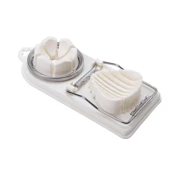 

1PC Multifunctional Egg Cutter Stainless Steel Cutting Egg Slicing Accessories Gadgets Kitchen Wire Cooking Tools Slicers Z0P6