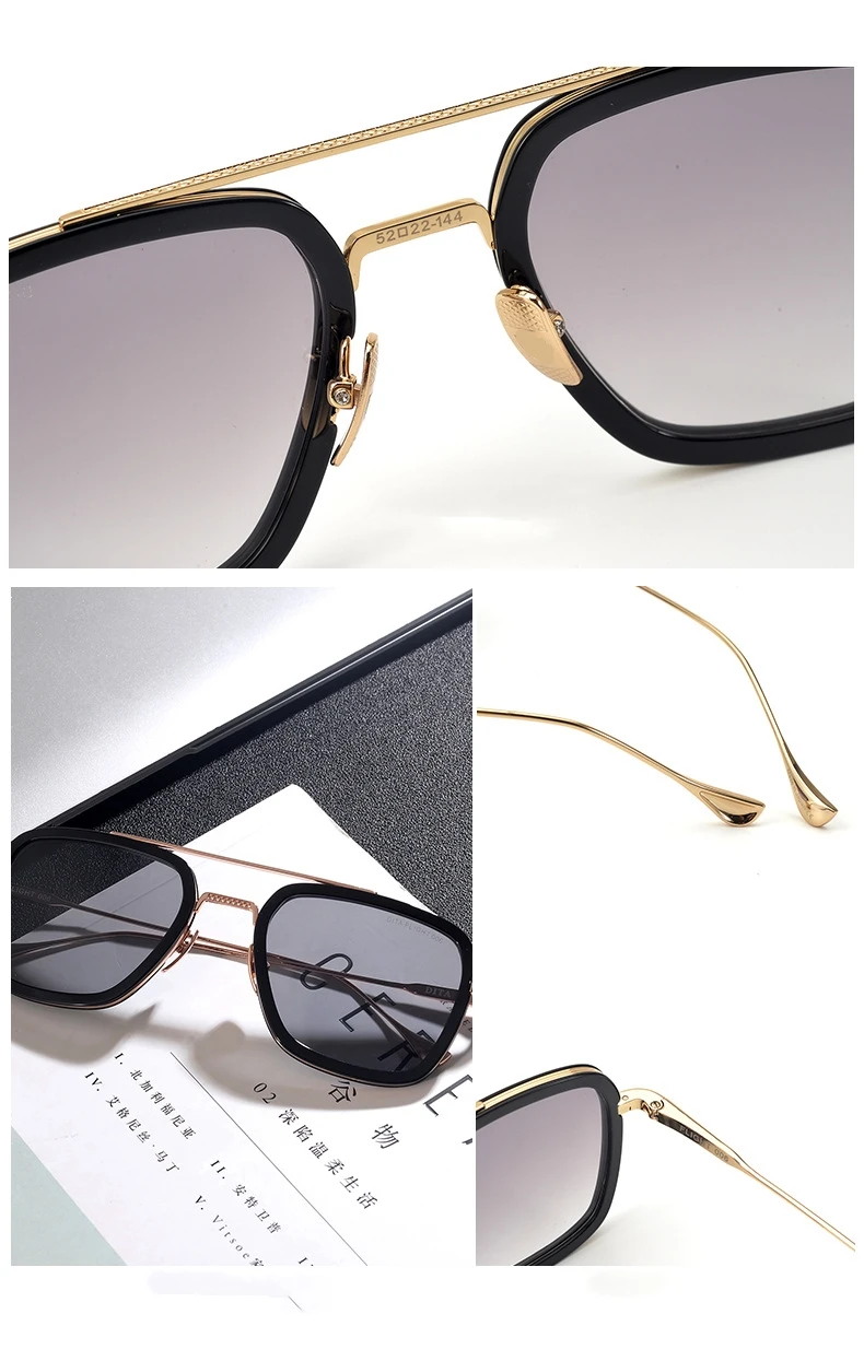Железный человек солнцезащитные очки Lentes Tony Stark солнцезащитные очки Железный Человек очки ретро солнцезащитные очки мужские солнцезащитные очки Брендовые дизайнерские солнцезащитные очки