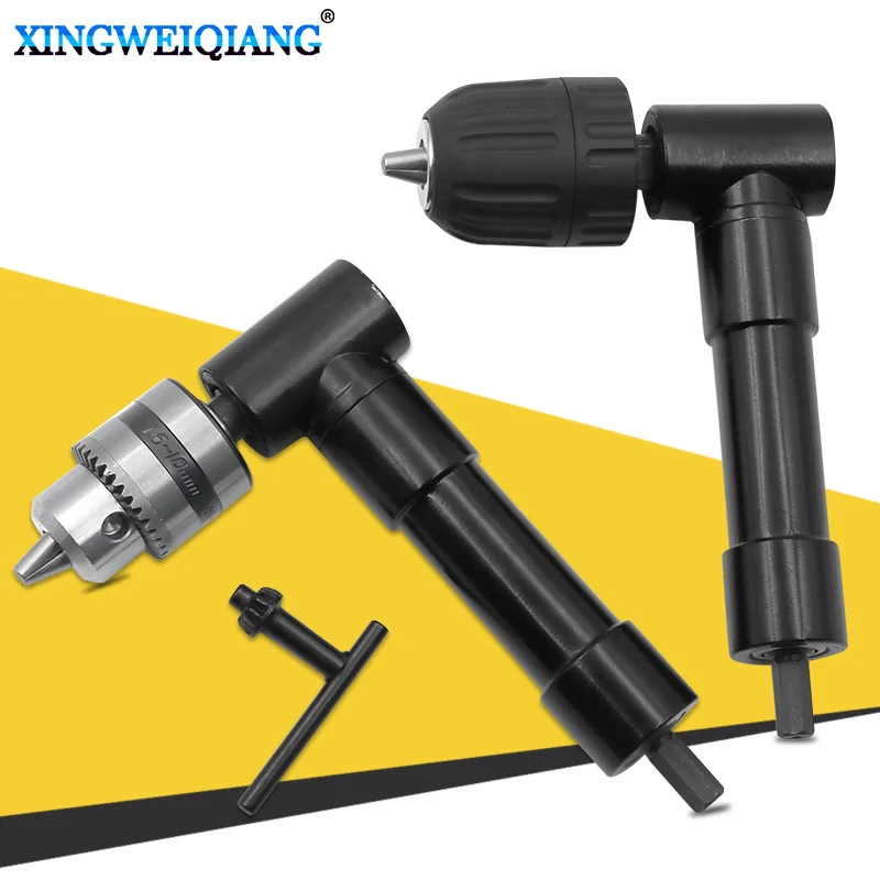 Drill attachment Set 1.5-10mm shaft right angle bend extension electric tool accessories extended 90 degrees