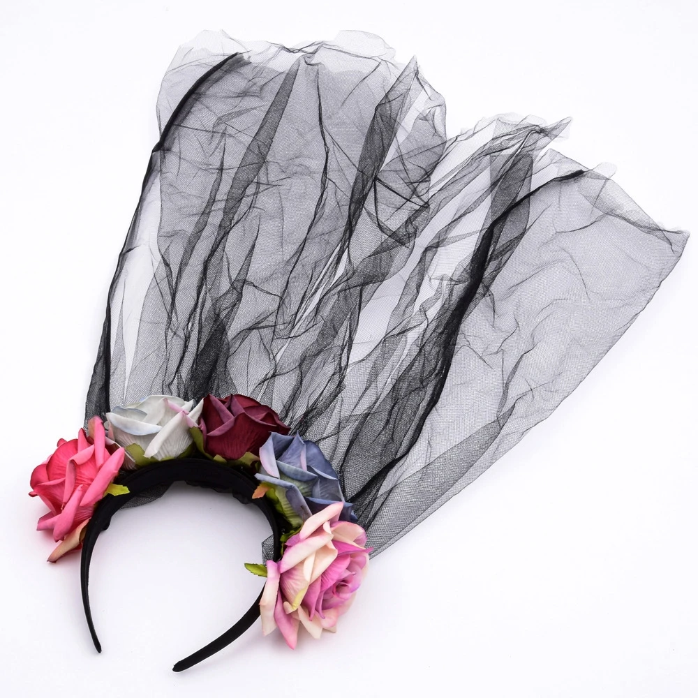 New Adult Women Ladies Headwear Hairband Lace Flower Accessory Dress Party Club Festival Hairband