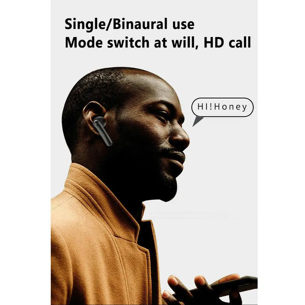 Bluetooth Wireless Headsets TWS Earphones Mini Earbuds Touch Control for iOS iPhone Android Samsung LG Huawei Motorola
