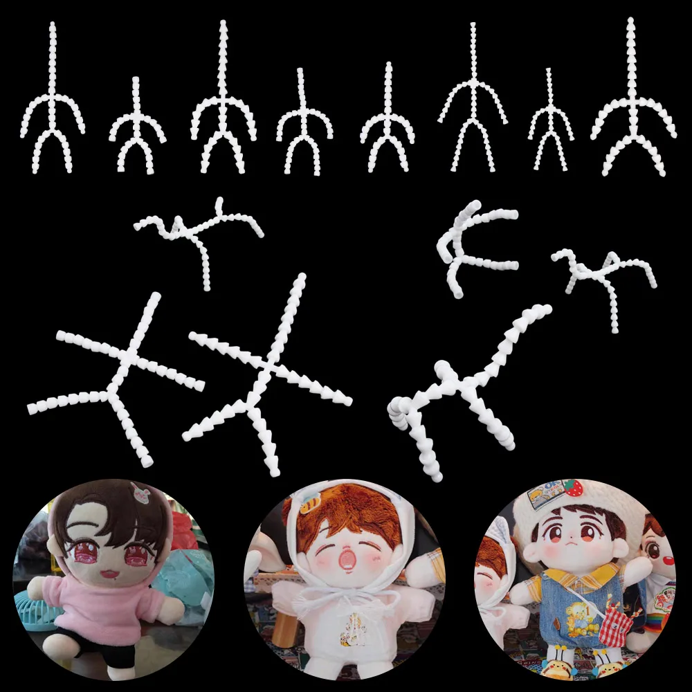 15/20cm Sound/Silent Version Dolls Skeleton Joint Plush Toy DIY Doll Ball Socket Flexible Armature Making Accessories | Игрушки и хобби