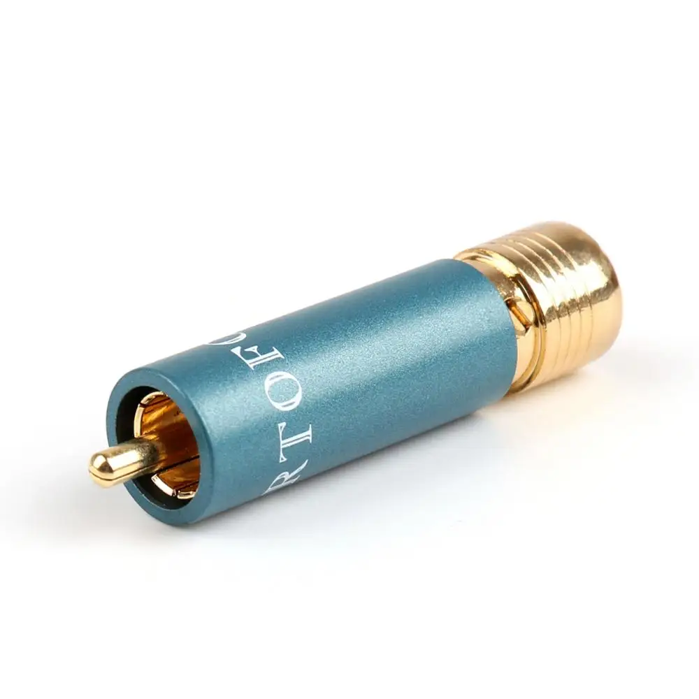 Areyourshop 8x Gold Plated Copper Ortofon 8NX RCA Plug Audio Headphone Eerphone Adapter Connector