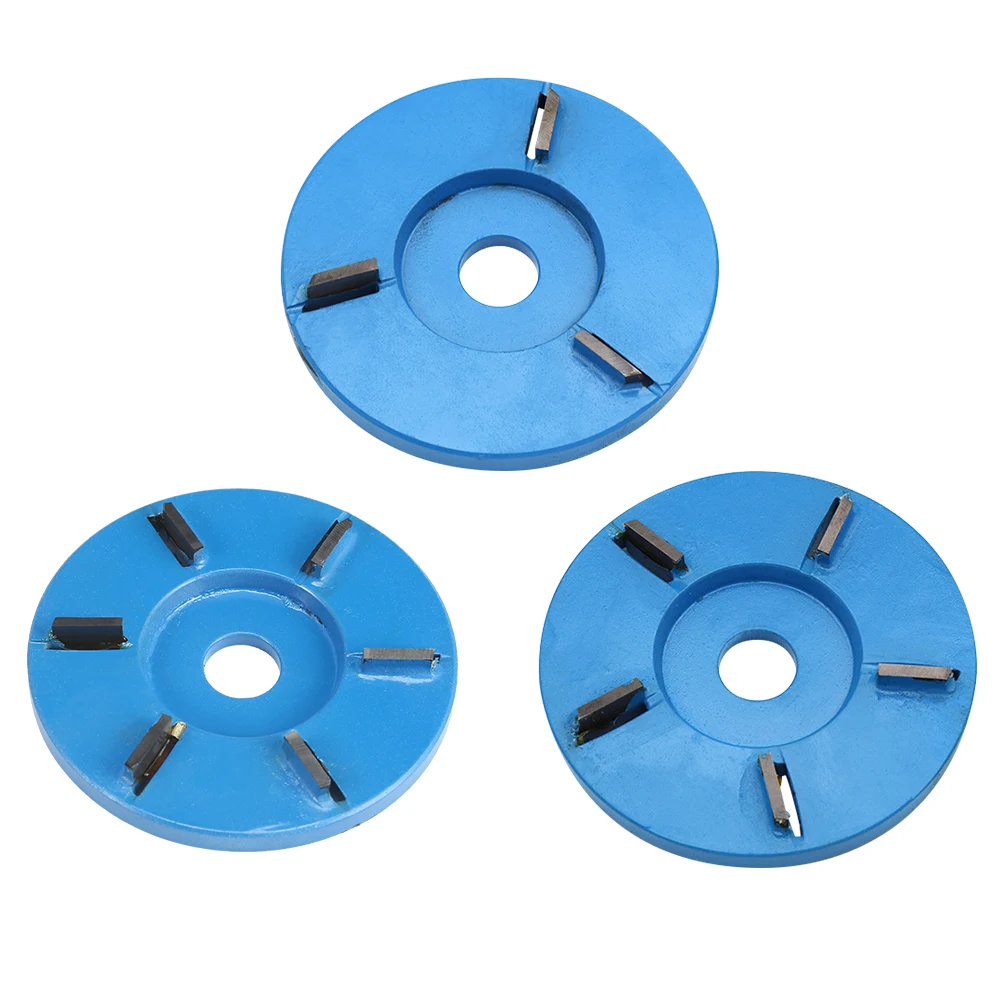 

3/4/5 6Teeth 90mm Wood Carving Disc Multifunction Milling Cutter Angle Grinder Attachment For Woodworking Wood Carving Polishing