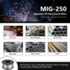 HITBOX MIG Welding Machine 4 in 1 Digital Display Precise Control MIG250 220V MIG Gasless/ARC/Lift TIG/Gas CO2 2T/4T Welder 6