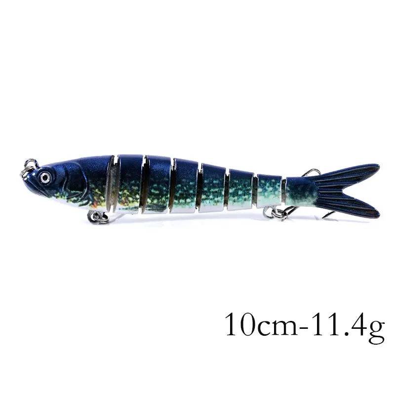 13,7 см 27 г тонущие воблеры 8 сегментов рыболовные приманки мульти шарнирная плавающая приманка жесткая приманка рыболовные снасти для окуня Isca Crankbait - Цвет: JM035-2-10cm-11.4g