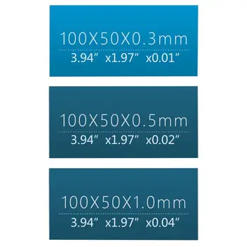 

3PCS 0.3/0.5/1mm Thermal Pad 6.0W/M.K High Efficient Thermal Conductivity Pads T3LB