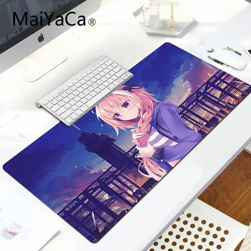 MaiYaCa игровой коврик для мыши дизайн astolfo аниме прочный резиновый коврик для мыши подставка для ноутбука игровой шкафчик мыши коврик для мыши - Цвет: LockEdge 30X90cm