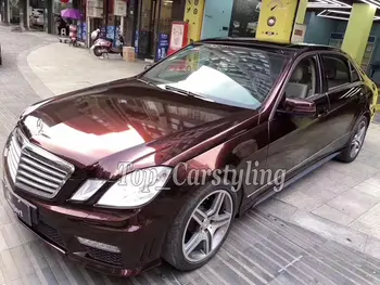 

BALCK Rose Gloss Metallic Vinyl Wrap sticker For whole car wrap foil Covering film PROTWRAPS 1.52X18m