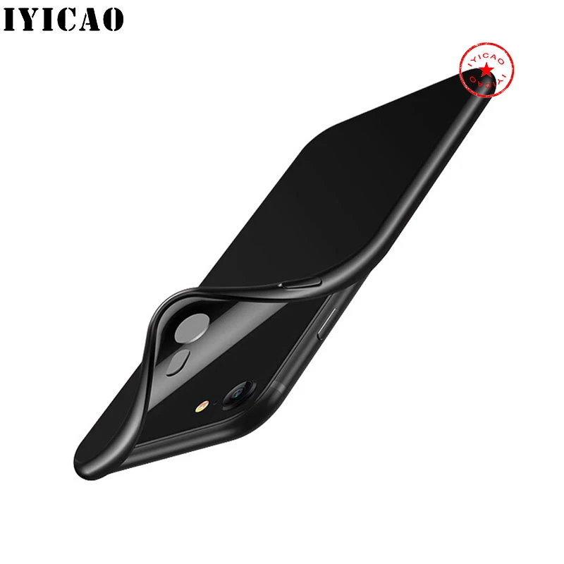 IYICAO Дональд Дак милый мягкий черный силиконовый чехол для iPhone 11 Pro Xr Xs Max X или 10 8 7 6 6S Plus 5 5S SE