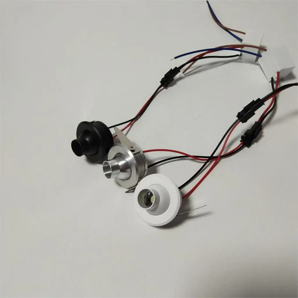 Универсальный hole32mm 85-265v 1w3w вниз светильник для шкафа и читального зала 360 Регулируемый мини Светодиодный точечный светильник