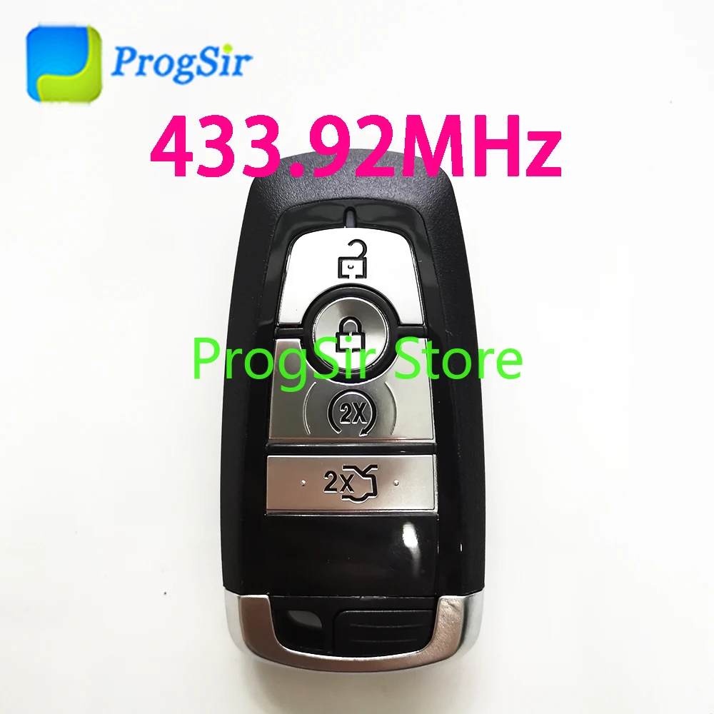 433,92Mhz 4Button Proximity Keyless Go Key Távirányító Hitag Pro Id49 Chip A Ford Mustang 2017 -Hez