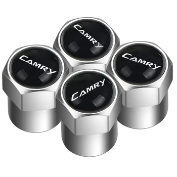 

Car Styling Metal Wheel Stem Covers Tire Valve Caps Decoration for Toyota Camry avensis auris hilux Corolla RAV4 accessories