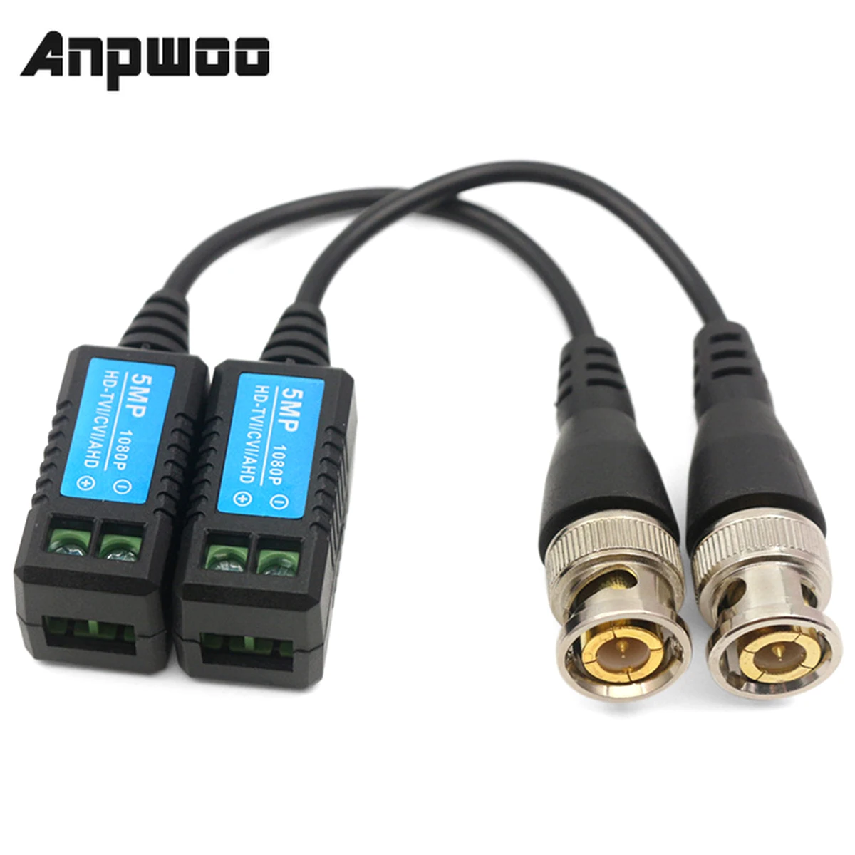 ANPWOO 1 пара HD 1080P видеоадаптер канал для передатчик с витой парой/CVI/AHD|Коробки