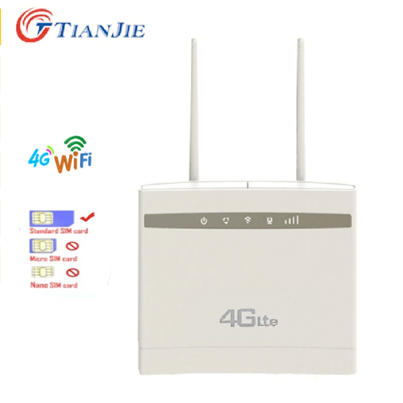 Punto De Acceso Wifi Móvil Con Ranura For Tarjeta Sim 4g Lt