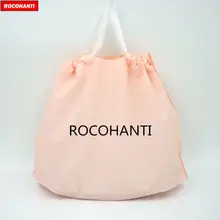 100X Пользовательские многоразовые биоразлагаемые пластиковые продуктовые сумки для покупок детские розовые сумки на шнурке с логотипами