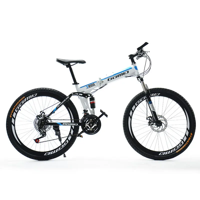 Folding Mountain Bike Double Shock Absorption for Adult