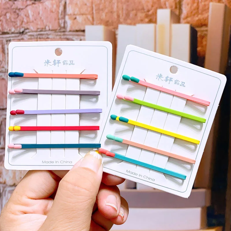 

10Pcs/Set Girls Women Colorful Hairpins Hair Clip Lady Bobby Pins Invisible Wave Hairgrip Barrette Styling Tools Accessories
