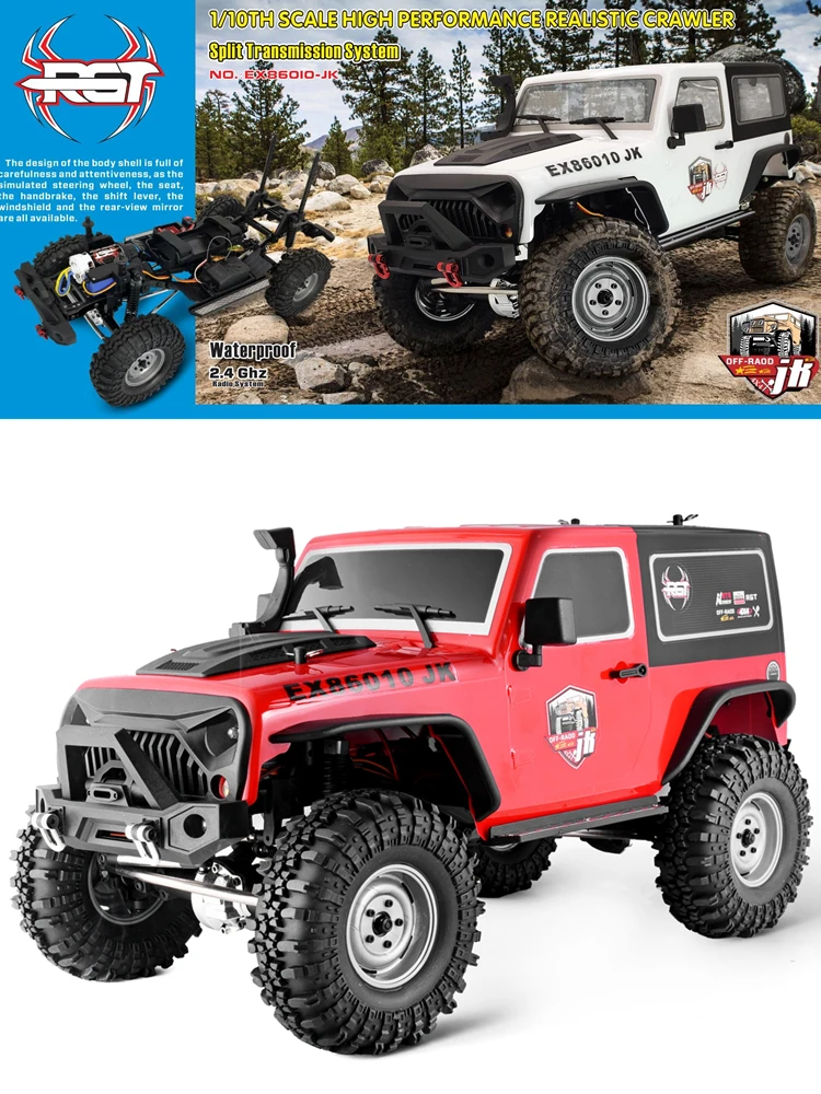 Rgt Rcクローラー1 10 4wdリモートコントロールカー オフロード ロッククローラーパイオニアex Jk ホビークローラーrtr 4x4 防水玩具 ラジコンカー Aliexpress