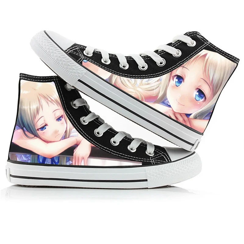 High-Q унисекс аниме Cos Anohana: The Flower We Seen That Day Shoes Anohana Фес Honma Meiko Menma повседневные
